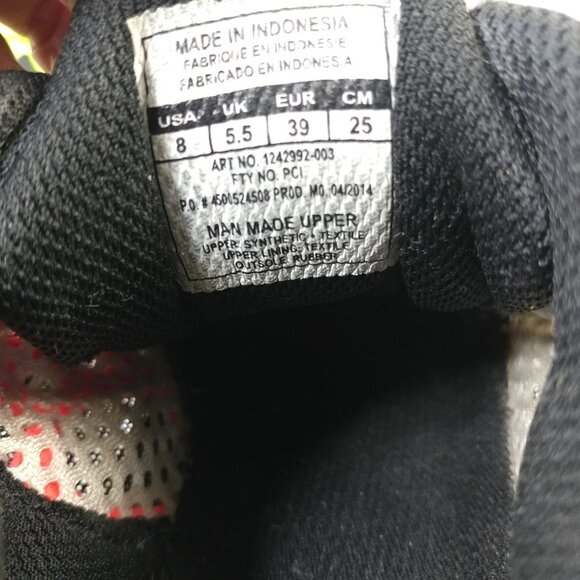 Under Armour Micro G Assert Womens Size 8 Running Shoes Black Yellow Pink Low - Picture 4 of 11